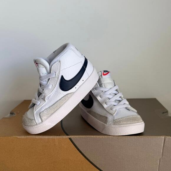 Nike Other - Nike Blazer Mid ‘77 White/Black Toddler Sneakers- SZ 7 C